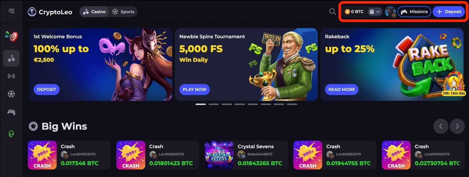 CryptoLeo Registration: How to Open Account and Sign up