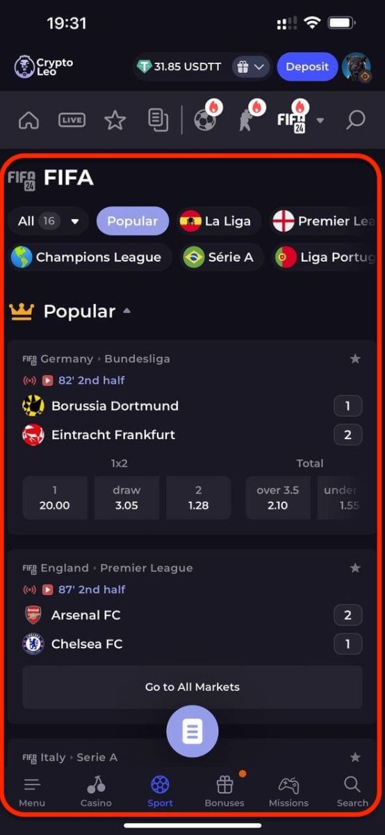 How to Play Esports Betting on CryptoLeo