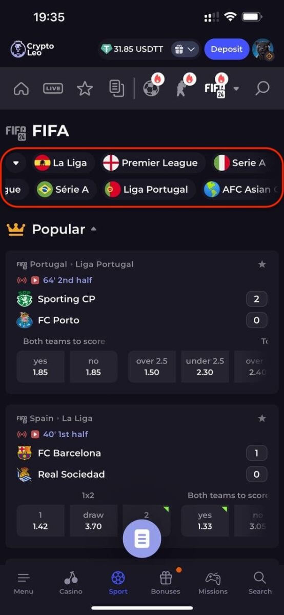 How to Play Esports Betting on CryptoLeo