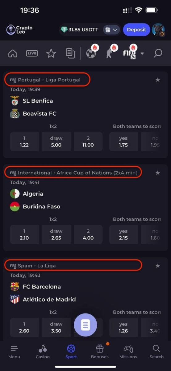 How to Play Esports Betting on CryptoLeo