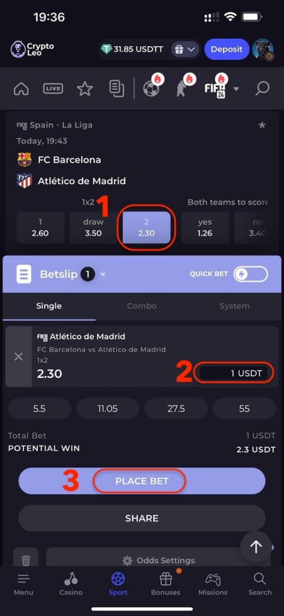 How to Play Esports Betting on CryptoLeo