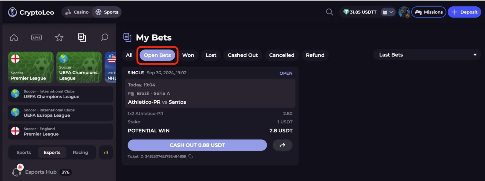 How to Play Esports Betting on CryptoLeo